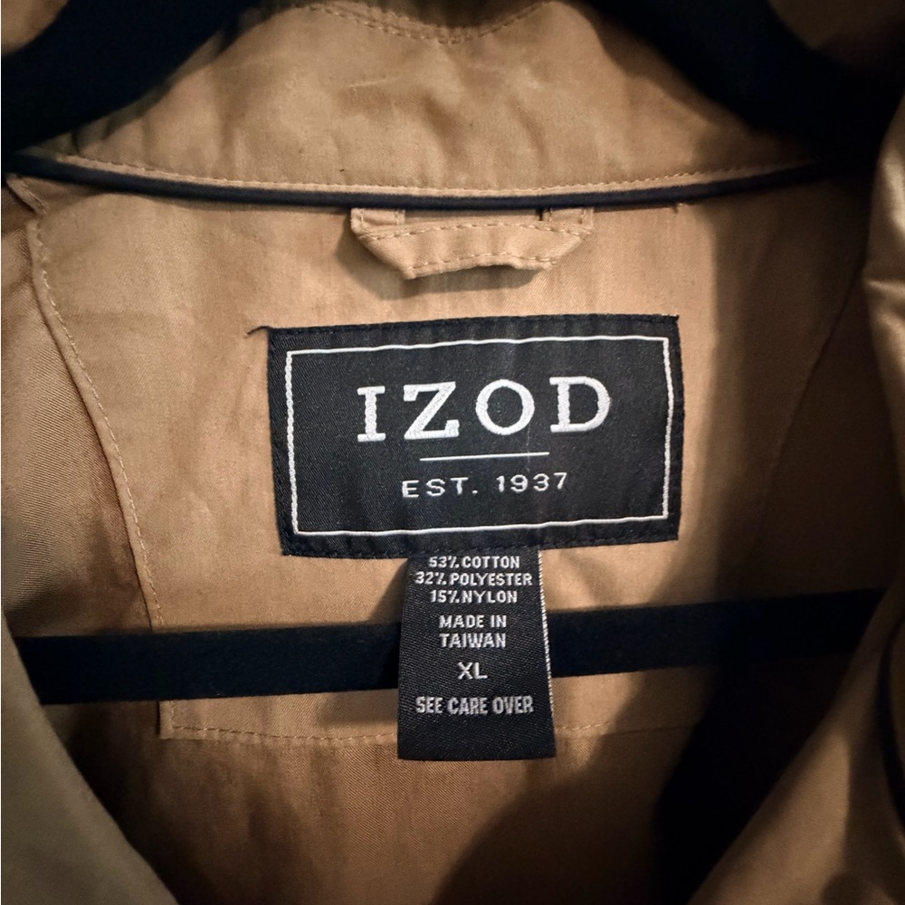 Izod Men's Light Brown Jacket - Picture 4 of 4